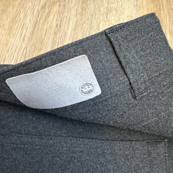 Peter Millar Gray Trousers Size 38 - Picture 7 of 8